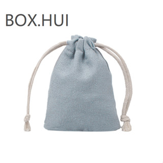 💰พร้อมส่ง💰 ถุงผ้าดิบ หูรูด มีหลากสี  ใส่เครื่องประดับ ถุงใส่…