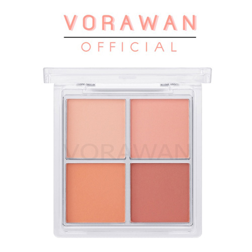 ODBO SIGNATURE 4 SHADES BLUSHER OD1309 บลัชเชอร์ 4 เฉดสี เนื้อบางเบา เกลี่ยง่าย สีสดใส