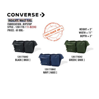 CONVERSE INDICATE WAIST BAG (รับประกันสินค้าของแท้ 100%)
