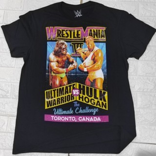 เสื้อยืด มวยปล้ำ Wrestle Mania 6 ลิขสิทธิ์แท้ ปี 2022