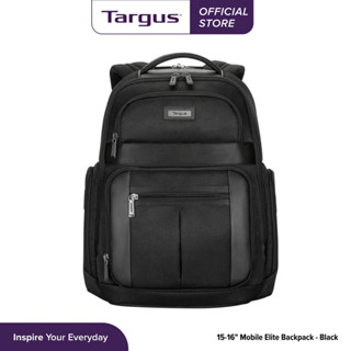 กระเป๋าเป้ใส่โน๊ตบุ๊คสำหรับขนาด 15-16 นิ้ว Targus Mobile Elite Backpack - Black [TBB618GL]