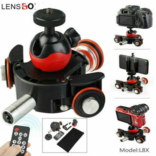 Lensgo L8X Camera Video Track dolly Motorized Electric Slider รางสไลด์วิดีโอกล้องแบบพกพา