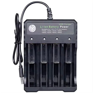 ที่ชาร์จถ่าน Li-ion Bettery เครื่องชาร์จถ่าน รางชาร์จ 3.7v 1/2/4 ช่อง ชาร์จไวตัดไฟเอง รองรับถ่าน 18650 26650 L72