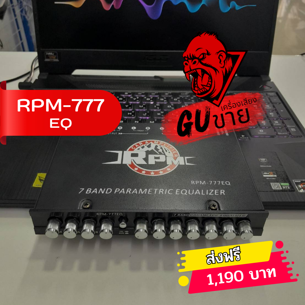 ปรีแอมป์ 7แบนด์ RPM รุ่น RPM-777EQ BLACK SERIES PRE AMP