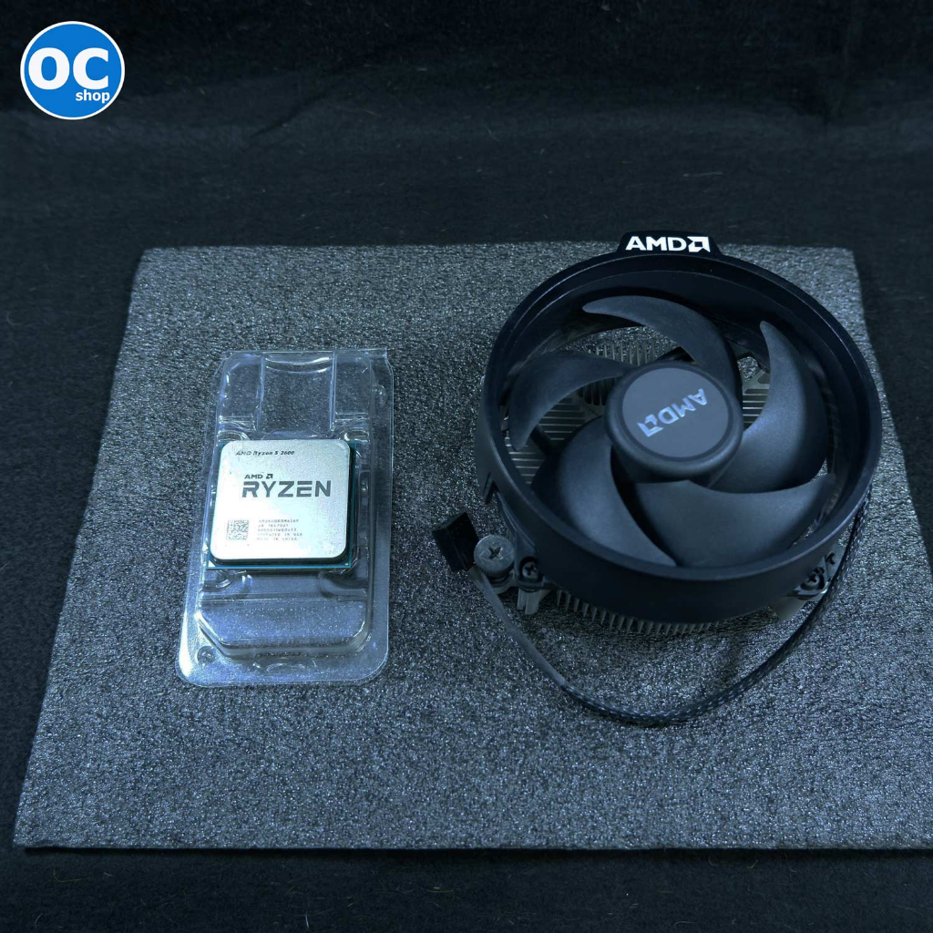 CPU (ซีพียู) AMD RYZEN AM4 RYZEN5 R5 2600 3.4GHz สินค้ามือสอง ใช้งานปกติ พร้อมส่ง