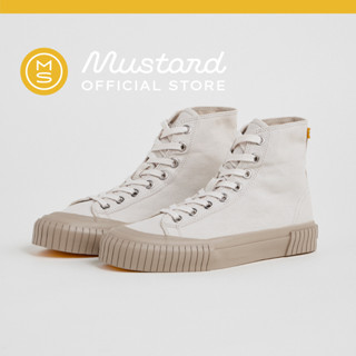 Mustard Sneakers Bumper Hi Top 2.0 Sand รองเท้าผ้าใบ