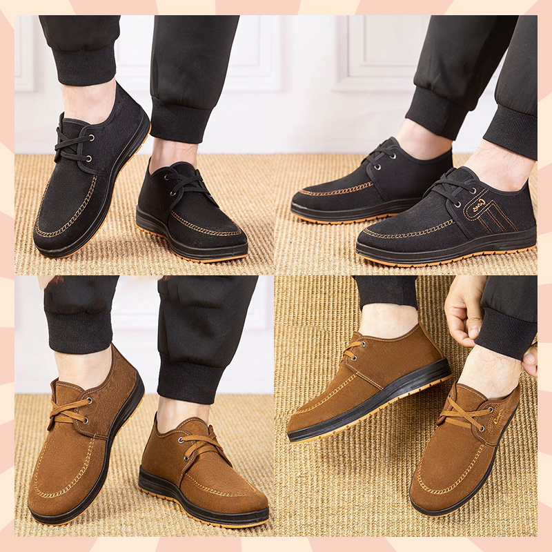 GFShop NEW🔥รองเท้าหนัง หนังนิ่มใส่สบายไม่เสียทรงระบายอากาศได้ดีสวมใส่สบาย ผู้ชายสายวินเทจแบบเราต้องมีจริงๆๆมาตำด่วนน🚀