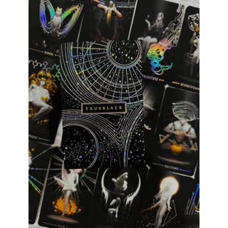 Trueblack “ Striated ” Extra Rare Hologram Limited Edition Tarot /ของแท้ มือ1 ในซีล ไพ่ยิปซี True Black