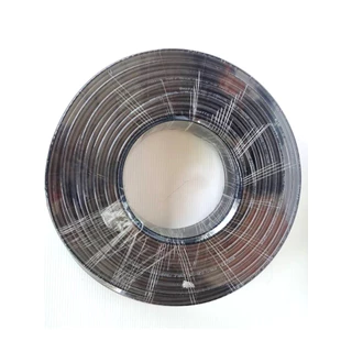 Qoolisคลูลิสต์ สายนำสัญญาณRG6-100M. ซิลด์ 60%(สีดำ,สีขาว) เกรดอย่างดี