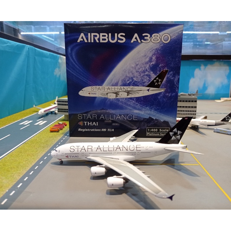 Phoenix Model [11796] 1:400 Thai Airways A380 HS-TUA Star Alliance