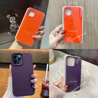 เคสกำมะหยีโลโก้ สีม่วงเข้มใหม่ สำหรับรุ่นไอโฟน6s 7G -13pro i13promax i14 i14pro i14promax ครบรุ่น