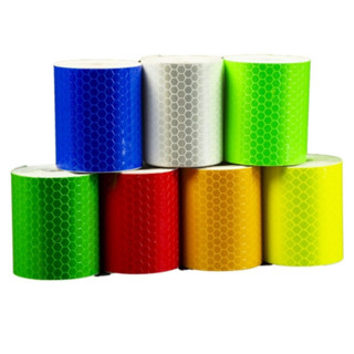 🐱 เทปสะท้อนแสง สติ๊กเกอร์สะท้อนแสง ติดรถยนต์ Sticker เรืองแส…