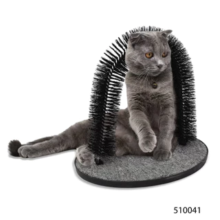[510041] Kanimal Cat Grooming Toy ของเล่นแมว แปรงนวดขน ช่วยผลัดขนเสีย ผ่อนคลาย 28x35.5x32 ซม. (สีเทา)