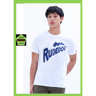 Rudedog เสื้อคอกลม ชาย หญิง สีขาว รุ่น Nightlife