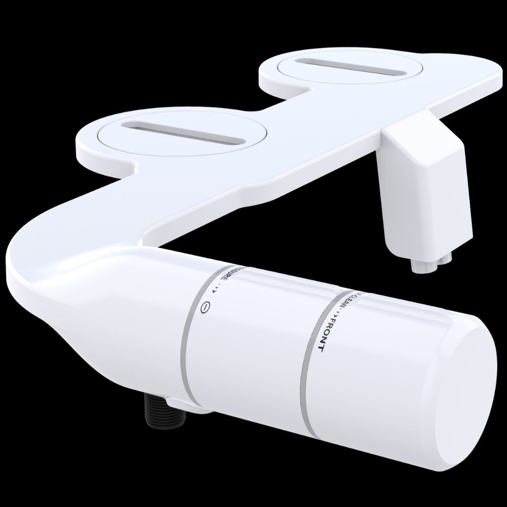 Bidet Toilet Seat Non Electric อุปกรณ์หัวฉีดชําระ แบบคู่ไม่ใช้ไฟฟ้า สําหรับห้องน้ํา