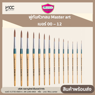 พู่กันหัวกลม Master art เบอร์ 00 – 12