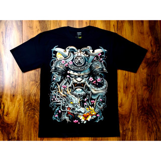 เสื้อยืด T-Shirt  สกรีนหน้า-หลัง ป้าย เสื้อเรืองแสง Size L