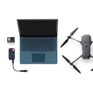 SanDisk Extreme Portable SSD (SDSSDE61) Read speed up to 1050MB/s, Write speed up to 1000MB/s