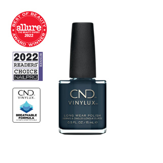 CND VINYLUX สีทาเล็บกึ่งเจล สี Indigo Frock 0.5 oz. (15 ml.) นำเข้าจากอเมริกา