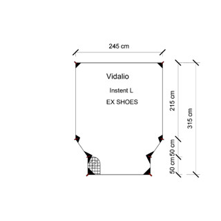 Vidalido Instent L กราวชีท ตรงรุ่น เสริมยื่นหน้า