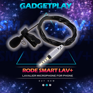 [กรุงเทพฯ ด่วน 1 ชั่วโมง] Rode SmartLav+ Lavalier Microphone for Smartphones **สินค้าประกันศูนย์ไทย 2 ปี **