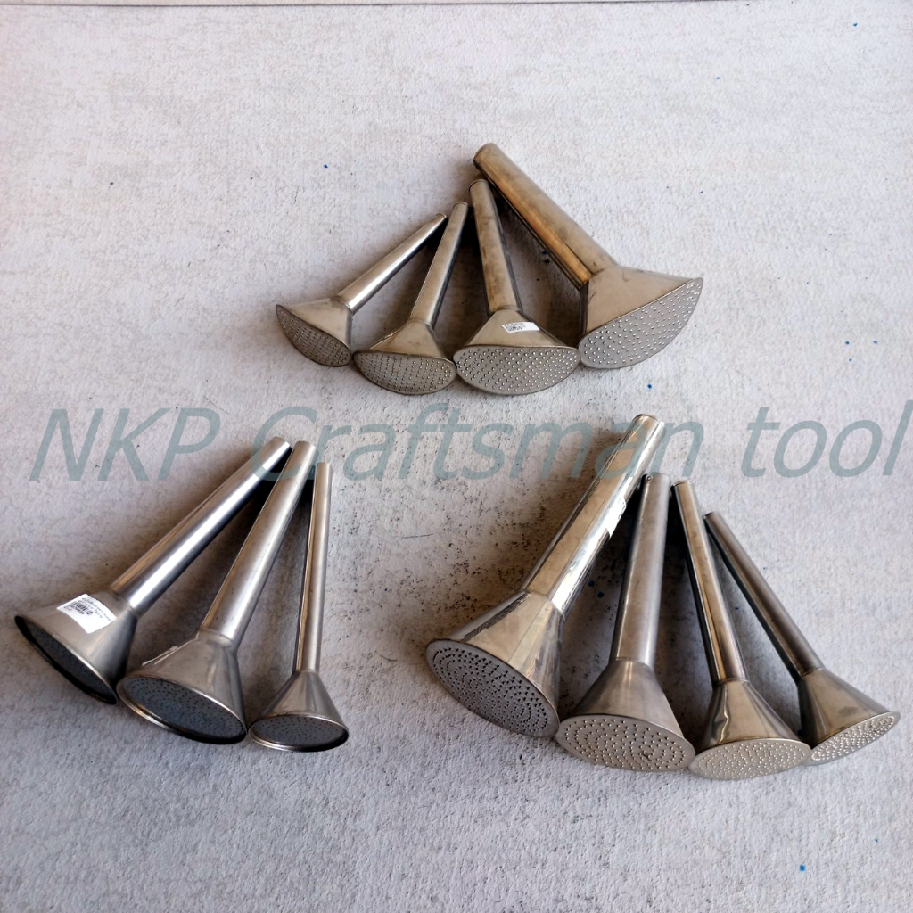 หัวบัวรดน้ำเสียบสายยาง สแตนเลส แบบ โรงงาน และ ทำมือ ขนาด 1/2"-5/8"-3/4"- 1"-1.1/4"-1.1/2" หนา ทนทาน