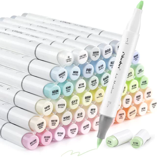 FOLIO ART : ปากกามาร์คเกอร์ Ohuhu เซต Pastel Blossoming 48 สี (Honolulu Series) 90031