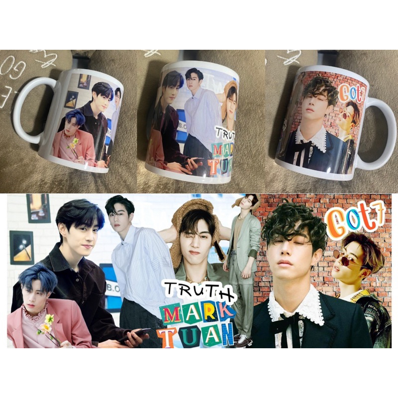 แก้วสกรีน แก้วมัค แก้วเซรามิค รูป Got7 มาร์ค#01