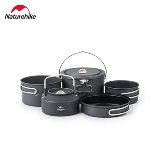 ชุดหม้อ อลูมิเนียม Naturehike Aluminium Alloy Camping Pot Set