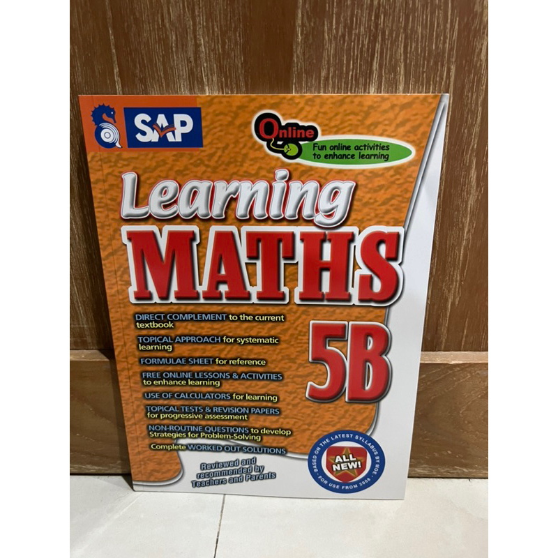 Learning Maths 5B หนังสือคณิตศาสตร์สิงคโปร์ชั้นประถม5 เทอม2