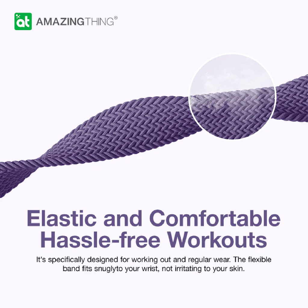 AMAZINGthing รุ่น Titan Weave II สายสำหรับ Apple Watch Series 1/2/3/4/5/6/7/8/9/10/11/SE/Ultra (42/44/45/46/49 MM) - รูปที่ 5