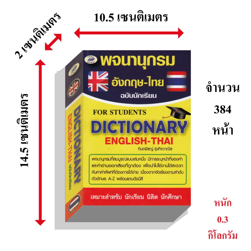 พจนานุกรมอังกฤษไทย80บ.(5788) thumbnail 7