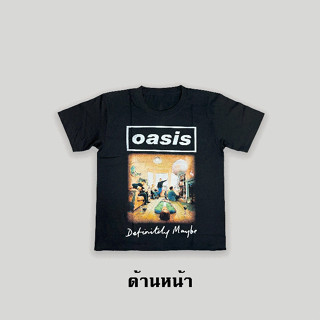 เสื้อยืดแขนสั้นวงร็อค (oasis)