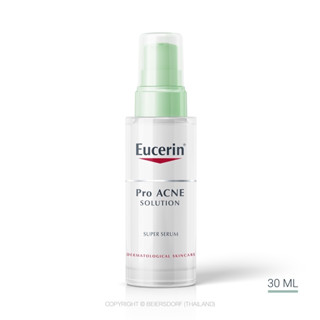 Exp.2/24 (30 มล) Eucerin Pro ACNE SOLUTION SUPER SERUM (ยูเซอริน เซรั่มบำรุงผิว ลดปัญหาสิว ลดเชื้อสิว กระชับรูขุมข