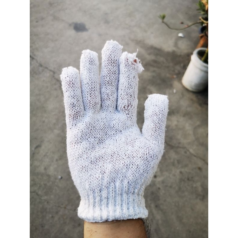 ถุงมือผ้าเกรด​C​ 1กิโลกรัม​ (เฉลี่ย​2โหลกว่าๆ)​คุ้มสุดๆ​ใส่ทำสวน​ ก่อสร้าง​ มีตำหนิ