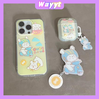 💖New 💖iPhone 14 13 12 11 Pro Max เคส for เคสไอโฟน11 แฟชั่น บางเบาพกพาง่าย เรียบง่าย น่ารัก ลูกสุนัข พร้อมขาตั้ง Case