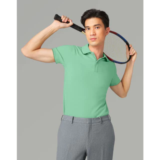 [ลดล้างสต็อก แท้ 100%] GQ PP เสื้อโปโลผ้าสะท้อนน้ำ ปกไม่ย้วย จักกะแร้เปียกก็มองไม่เห็น มีสีแดง เขียว เหลือง ม่วง