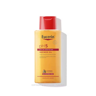 Exp.8/25 (200 มล) Eucerin pH5 Very Dry Sensitive Skin Shower Oil (ยูเซอริน ครีมอาบน้ำผสมน้ำมัน)