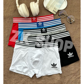 🔥พร้อมส่ง🔥กางเกงในชาย adidas ทรงTrunk แนวสปอต์ผ้าดี ใส่สบาย