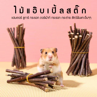 ไม้เเอ๊ปเปิ้ล ที่ลับฟัน หนู เเฮมเตอร์ กระรอก ชูการ์ กระต่าย ดอร์เม้าท์ เเละสัตว์ฟันเเทะอื่นๆๆ