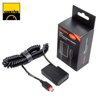 แบต Dummy Canon LP-E17 / E17 Kingma USB-C แบตไลฟ์สด แบตดัมมี่ แคนน่อน lpe17 EOS RP R10 R8 200D 750D