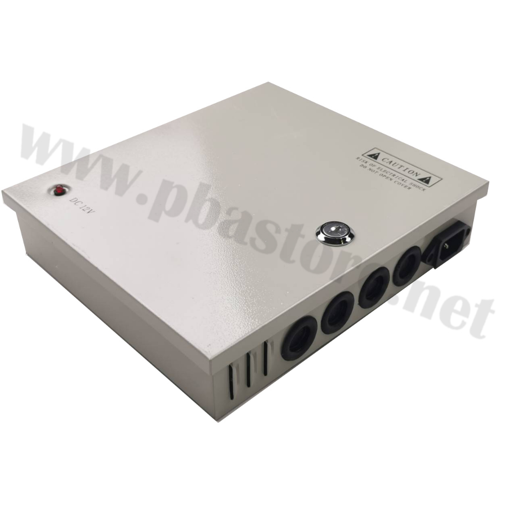 CCTV POWER SUPPLY BOX 9 Slot 12V 10A HYPERLINK รุ่น CZ-SPS121201009