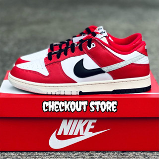 Nike Dunk Low Retro PRM “Chicago Split” [แท้💯%]