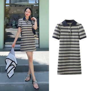 LITAZZSTYLE : SHERLYN DRESS ( S L พร้อมส่ง / M รอของตามระบบ )