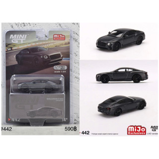 MGT00442-MJ	Mini GT 1:64 Bentley Continental GT Speed 2022 Anthracite Satin – Mijo Exclusive USA