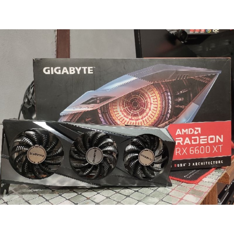 สินค้ามือสองVGAการ์จอGIGABYTERx6600xtddr6Vram8g3พัดลม
