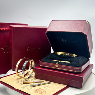 กำไลข้อมือ CARTIER BIG LOVE DIAMOND BRACELET งานออริเทียบแท้-