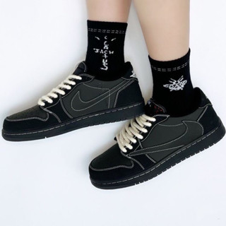 Nike Jordan 1 x Travis Scott Retro Low OG SP Black Phantom แท้ 100%