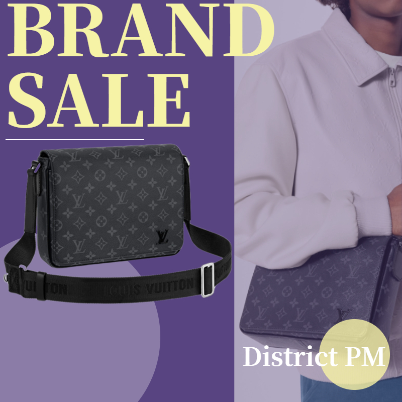 🎀Louis Vuitton District PM bag🎁LV Shoulder bag/หลุยส์ วิตตอง กระเป๋าสะพายเดี่ยว