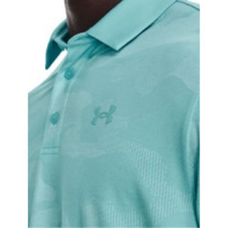 New Arrival✅✅ 👕Under Armour Mens Golf UA Playoff 2.0 Jacquard Polo Blue Foam